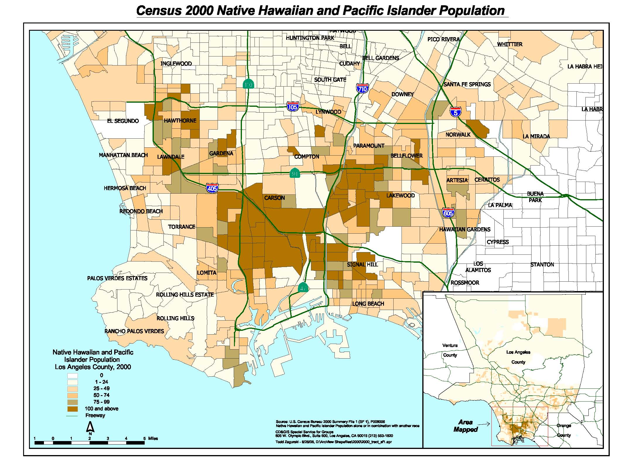 Orange County Los Angeles Map - Map